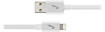 6" Flat Lightning Cable - White