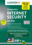 Kaspersky Internet Security for Mac (3-Device) (1-Year Subscription) - Mac/Windows