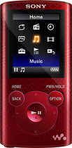 NWZ-E380 Series Walkman 4GB* Video MP3 Player - Red