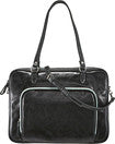 Mint to Be Ladies' Laptop Tote - Black/Mint