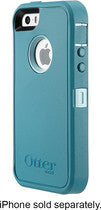 Defender Series Case and Holster for Apple® iPhone® 5 and 5s - Aqua Blue/Mineral Blue