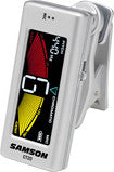 Clip-On Guitar and Bass Tuner - Silver