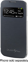 S-View Cover for Samsung Galaxy S 4 Mini Cell Phones - Black