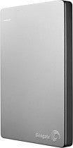 Backup Plus Slim for Mac 1TB External USB 3.0/2.0 Portable Hard Drive - Silver/Black