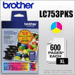 High-Yield Inkjet Cartridge for Brother Printers Multipack - Yellow/Cyan/Magenta