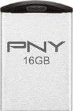 Micro Metal Attaché 16GB USB Flash Drive - Matte Silver