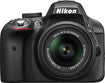 D3300 DSLR Camera with 18-55mm VR Lens - Black