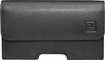 Leather Hip Case for Most Cell Phones Up to 4" - Black