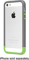 Frame Case for Apple® iPhone® 5 and 5s - Slate/Fluro Green