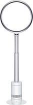 AM08 Pedestal Fan - White/Silver