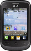 LG 306G No-Contract Cell Phone - Black