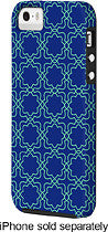 Geo Print Case for Apple® iPhone® 5 and 5s - White/Blue/Green