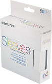 50-Pack White CD/DVD Sleeves - White