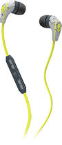 50/50 Earbud Headphones - Gray/Hot Lime