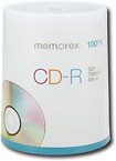 100-Pack 52x CD-R Disc Spindle