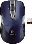 M525 Wireless Optical Mouse - Blue/Gray