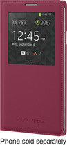 S-View Flip Cover for Samsung Galaxy Note 3 Cell Phones - Plum Red