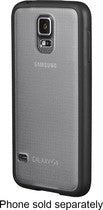 Frosted Case for Samsung Galaxy S 5 Cell Phones - Clear/Black