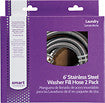 6' Stainless-Steel Washing Machine Fill Hose (2-Pack) Required for Hook-Up