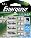 Rechargeable AA Batteries (8-Pack)