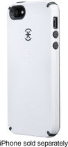 CandyShell Hard Shell Case for Apple® iPhone® 5 and 5s - White/Charcoal