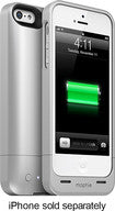 Juice Pack Helium Charging Case for Apple® iPhone® 5 and 5s - Silver