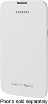 Flip Case for Samsung Galaxy Note II Cell Phones - White