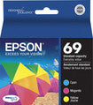 DURABrite - 69 Ink Jet Cartridge Multipack T069520 - Cyan/Magenta/Yellow - Cyan, Magenta, Yellow