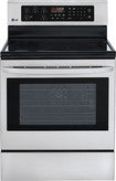 30" Self-Cleaning Freestanding Electric Convection Range - Stainless-Steel