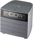 Bluetooth Stereo FM Clock Radio - Metallic Silver