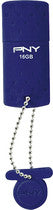 Rugged 16GB USB 2.0 Flash Drive - Blue
