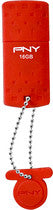 Rugged 16GB USB 2.0 Flash Drive - Red