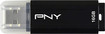Classic Attaché 16GB USB 2.0 Flash Drive - Black/Clear