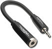 Stereo Headset Adapter for Most Cell Phones - Black