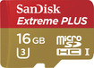 Extreme PLUS 16GB microSDHC UHS-I Class U-1 Memory Card