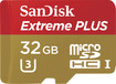 Extreme PLUS 32GB microSDHC UHS-I Class U-1 Memory Card